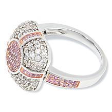 Colleen Lopez Gemstone and White Zircon Pavé Ring
