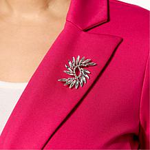 Colleen Lopez Knit Blazer with Jeweled Sleeve