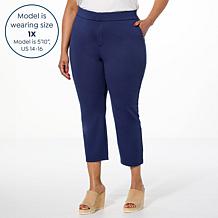 Colleen Lopez Lightweight Ponte Slim Leg Crop Pant