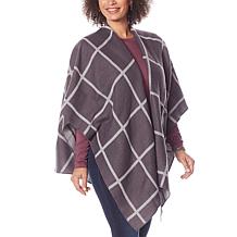 Colleen Lopez Reversible Wrap Front Shawl