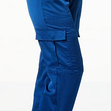 Colleen Lopez Satin Pull-On Cargo Pant