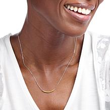 Colleen Lopez Sterling Silver 1/4ctw Diamond Necklace