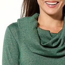 Colleen Lopez Super Soft Convertible Shimmer Sweater