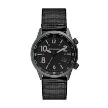 Columbia "Outbacker" Men's Black Nylon Strap Watch