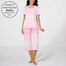 Comfort Code 2-piece So Soft Ribbed Ombre PJ Set