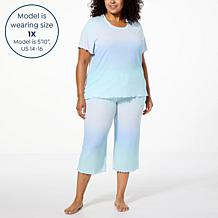 Comfort Code 2-piece So Soft Ribbed Ombre PJ Set