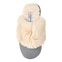 Comfort Code Microsuede Faux Fur Scuff Slipper