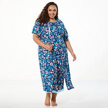 Comfort Code Peached Jersey Knit Belted Wrap Robe