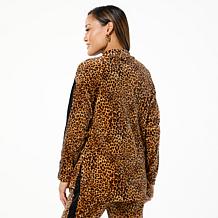 Comfort Code Plush Velour Mock-Neck Pullover Top