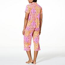 Comfort Code Soft & Light Notched Collar 2-piece PJ Set - Average