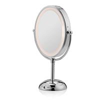 Conair 1x, 7x LED Battery Operated Oval Polished Chrome Mirror