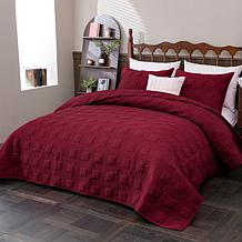Concierge Collection 100% Cotton 3-piece Quilt Set