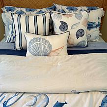 Concierge Collection 3-piece Cotton Coastal Printed Pillow Set
