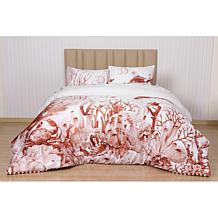 Concierge Collection 3-piece Rayon Bamboo Cotton Coastal Comforter ...