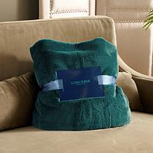 Concierge Collection Faux Fur Throw
