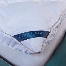Concierge Collection Flower Quilted Mattress Pad