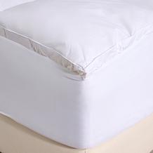 Concierge Collection Nano Feather Cotton Face Mattress Topper Twin