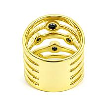 Connie Craig Carroll 5 Stone Bezel Ring