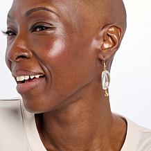 Connie Craig Carroll Clear Quartz Drop Earrings