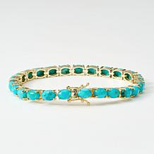 Connie Craig Carroll Gemstone Tennis Bracelet 