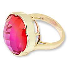 Connie Craig Carroll Jewelry Annalee Gem Doublet Flower Solitaire Ring