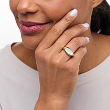Connie Craig Carroll Jewelry Eloise Mother-of-Pearl Oval Ring