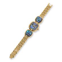 Connie Craig Carroll Jewelry Gemstone Cushion Cut Bracelet Watch