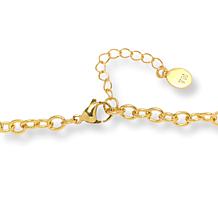 Connie Craig Carroll Jewelry Gemstone Rope Detail Statement Necklace