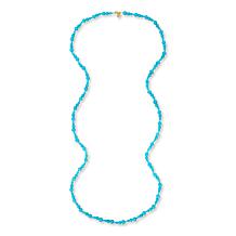 Connie Craig Carroll Jewelry Gwynnie 60" Gemstone Bead Necklace