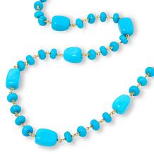Connie Craig Carroll Jewelry Halle 40" Gemstone Beaded Necklace