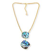 Connie Craig Carroll Jewelry Isla 18" Shell Drop Necklace