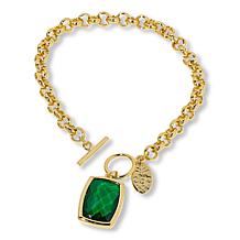 Connie Craig Carroll Jewelry Tatum Quartz Doublet Pendant Bracelet
