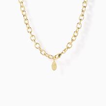 Connie Craig Carroll Paperclip Chain Gemstone Necklace