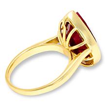 Connie Craig Carroll Red Corundum Gemstone Ring