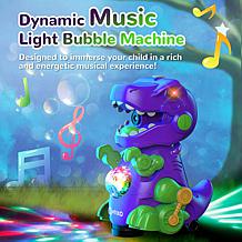 Contixo Dinosaur Bubble Machine Toy