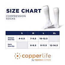 Copper Life 4-pack Medium-Compression EcoWick Ankle Socks