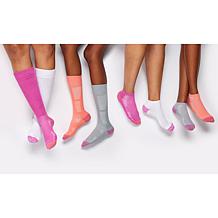 Copper Life 4-pack Medium-Compression EcoWick Over-the-Calf Socks