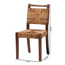 Cordoba Mahogany & Seagrass Dining Chair