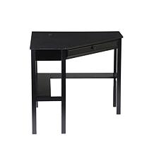 Corner Computer Desk - Black Finish