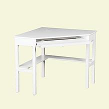 Corner Computer Desk - White