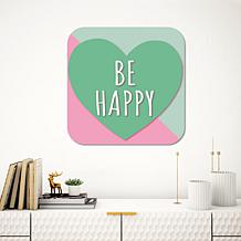 Courtside Market 12" x 12" Be Happy Candy Hearts ArtBoard