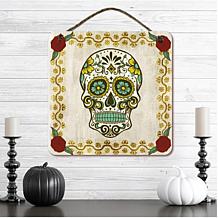 Courtside Market 12" x 12" Day of the Dead IV Hanging Sign