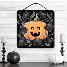 Courtside Market 12" x 12" Pumpkin Hanging Sign