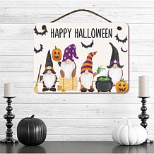 Courtside Market 12"x16" Happy Halloween Hanging Sign