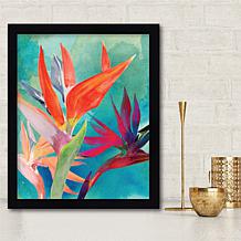Courtside Market 8x10 Framed Wall Art - Vivid Birds of Paradise I