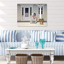 Courtside Market American Porch 24x36 Canvas Wall Art