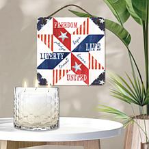 Courtside Market Celebrate 250 13.5oz Citronella Candle & Artboard Set