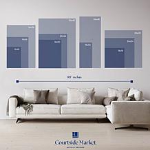Courtside Market Celebrate 250 American Porch 12x24 Framed Canvas