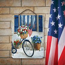 Courtside Market Celebrate 250 Bike II 12x16" Artboard with Twine