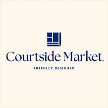 Courtside Market Celebrate 250 Blue Truck 12x16" Artboard with Twine